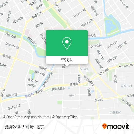 鑫海家园大药房地图