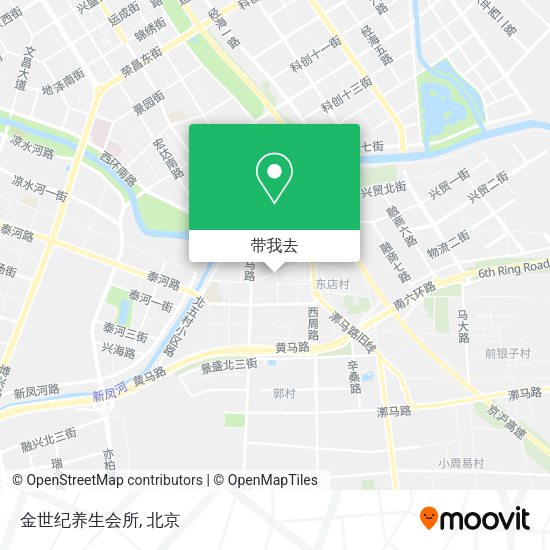 金世纪养生会所地图