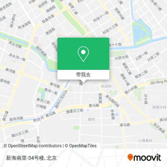 新海南里-34号楼地图