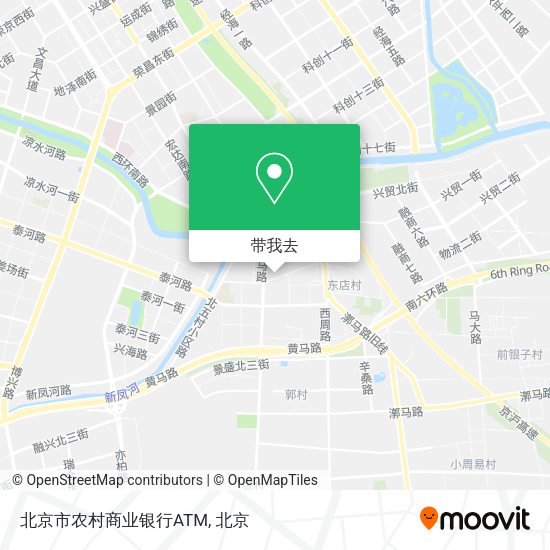 北京市农村商业银行ATM地图
