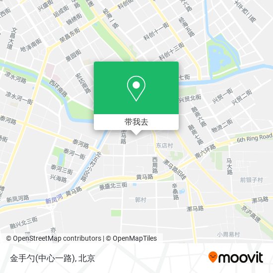 金手勺(中心一路)地图