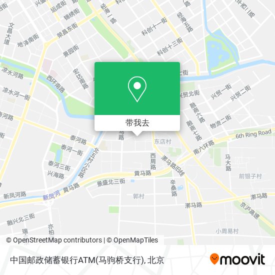 中国邮政储蓄银行ATM(马驹桥支行)地图