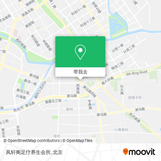 凤轩阁足疗养生会所地图