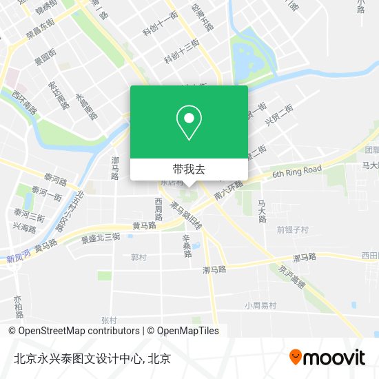 北京永兴泰图文设计中心地图