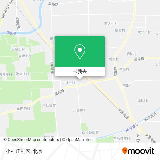 小杜庄社区地图
