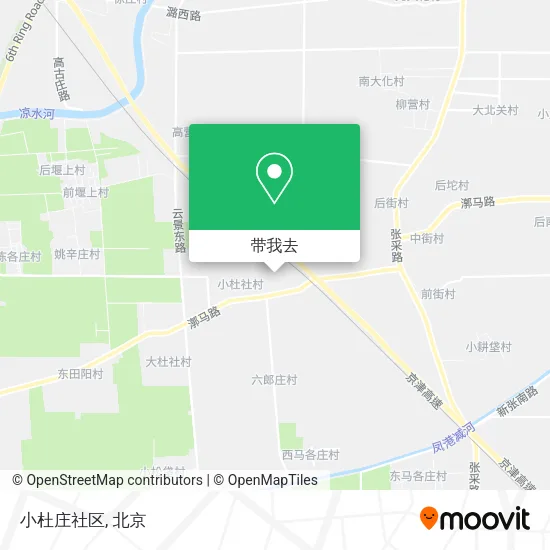 小杜庄社区地图