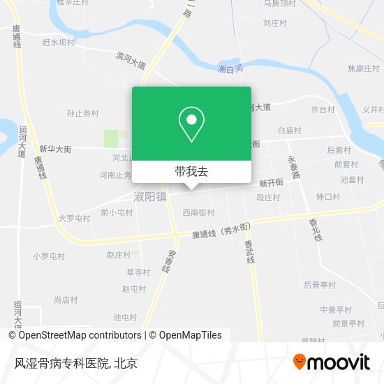 风湿骨病专科医院地图