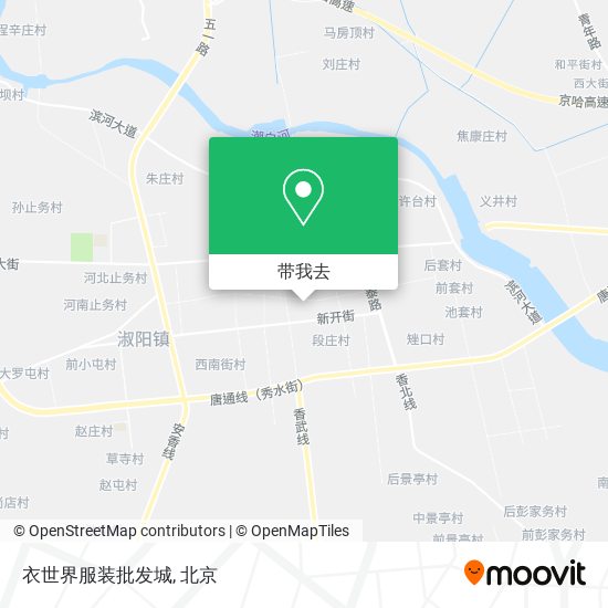 衣世界服装批发城地图