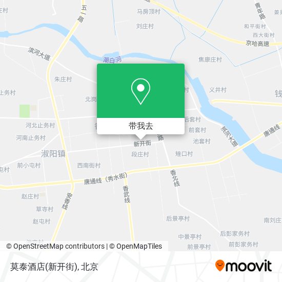 莫泰酒店(新开街)地图