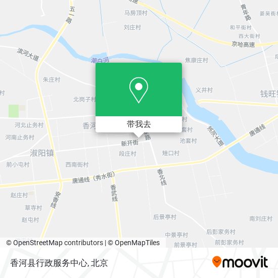 香河县行政服务中心地图