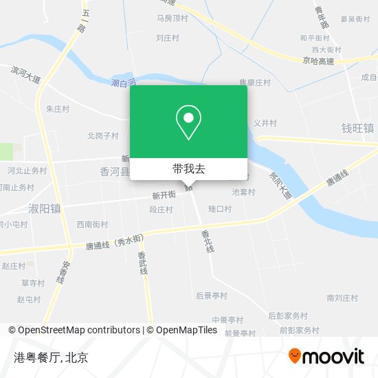 港粤餐厅地图
