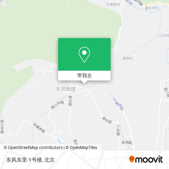 东风东里-1号楼地图