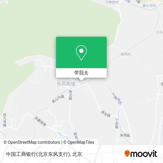 中国工商银行(北京东风支行)地图