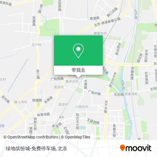 绿地缤纷城-免费停车场地图
