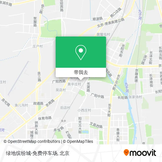 绿地缤纷城-免费停车场地图