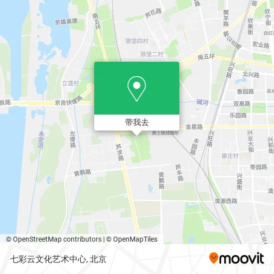 七彩云文化艺术中心地图