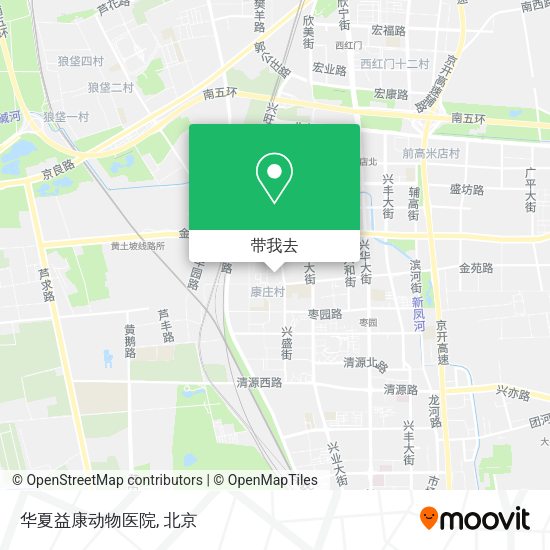 华夏益康动物医院地图
