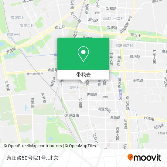 康庄路50号院1号地图