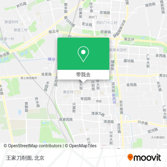 王家刀削面地图