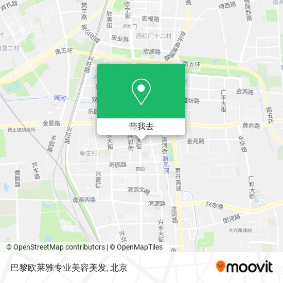 巴黎欧莱雅专业美容美发地图