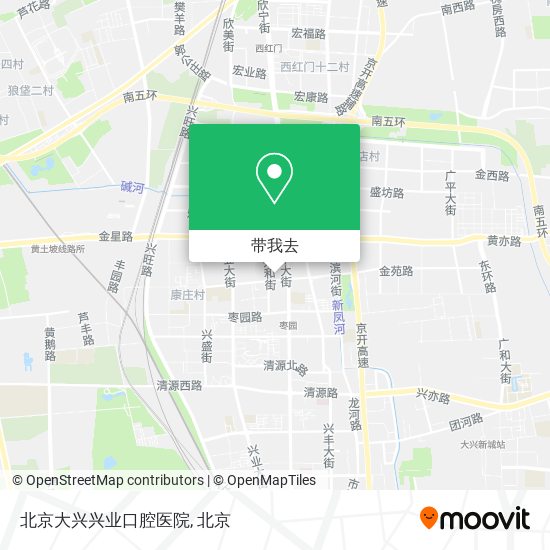 北京大兴兴业口腔医院地图