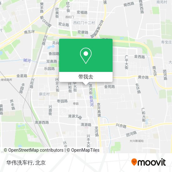 华伟洗车行地图