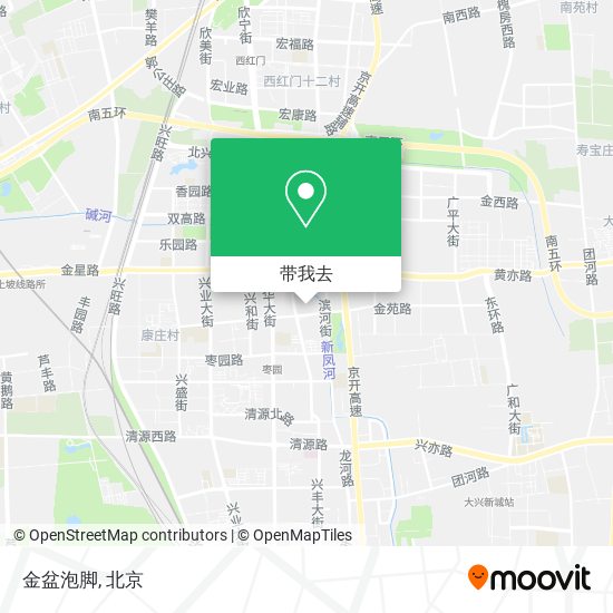 金盆泡脚地图