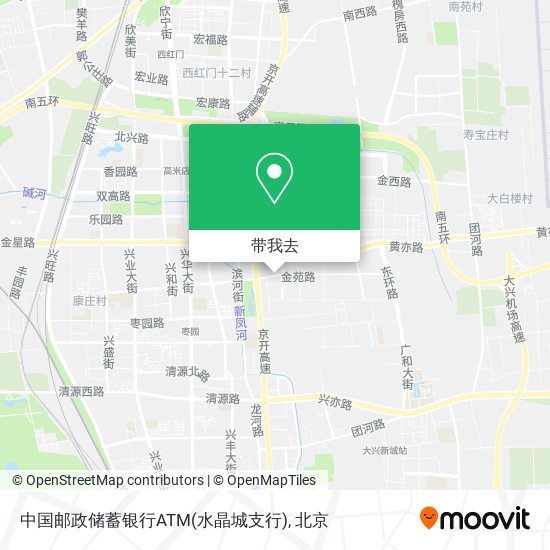 中国邮政储蓄银行ATM(水晶城支行)地图