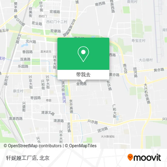 轩妮娅工厂店地图