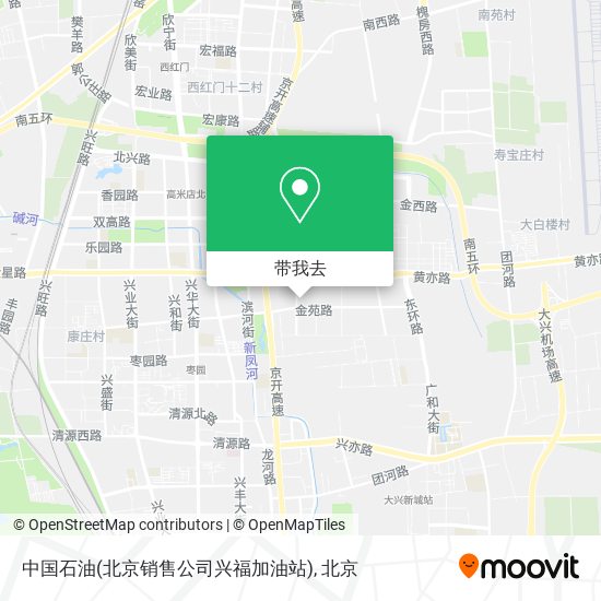 中国石油(北京销售公司兴福加油站)地图