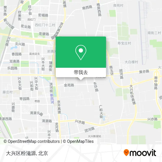 大兴区粉滋源地图