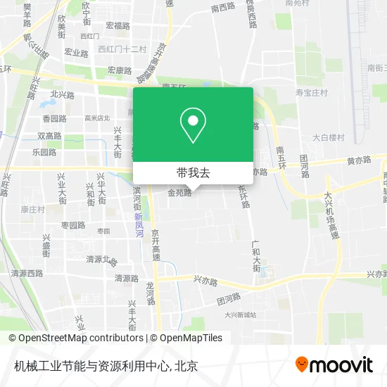 机械工业节能与资源利用中心地图