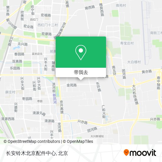 长安铃木北京配件中心地图
