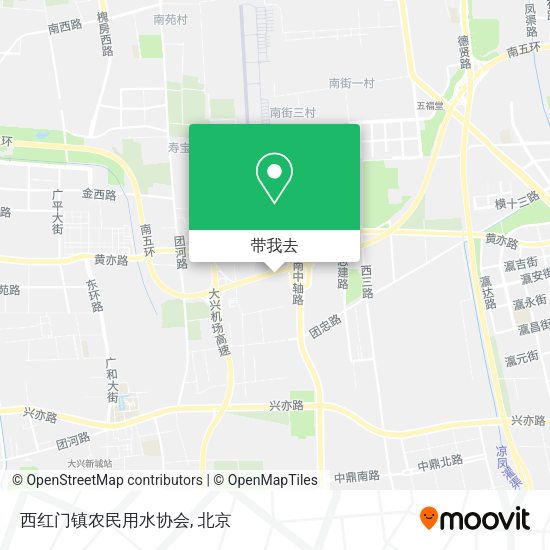 西红门镇农民用水协会地图