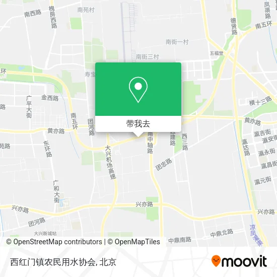 西红门镇农民用水协会地图