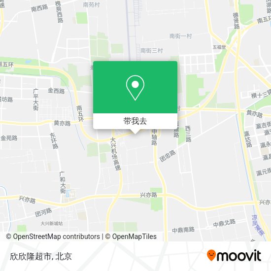 欣欣隆超市地图