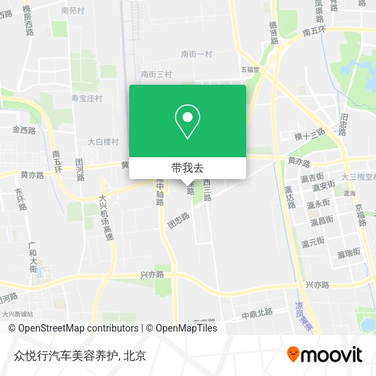 众悦行汽车美容养护地图