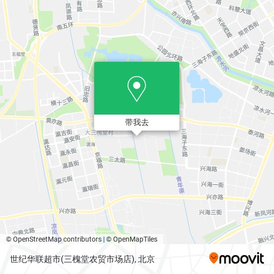 世纪华联超市(三槐堂农贸市场店)地图