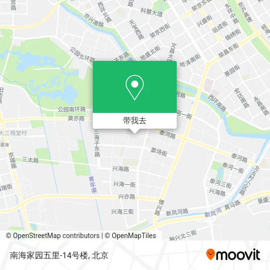 南海家园五里-14号楼地图