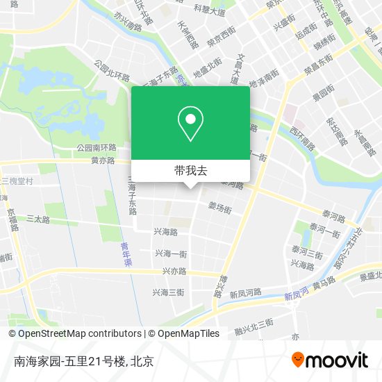 南海家园-五里21号楼地图