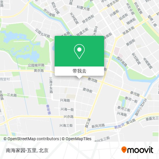 南海家园-五里地图