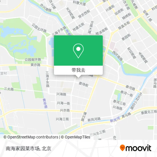 南海家园菜市场地图