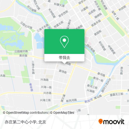 亦庄第二中心小学地图
