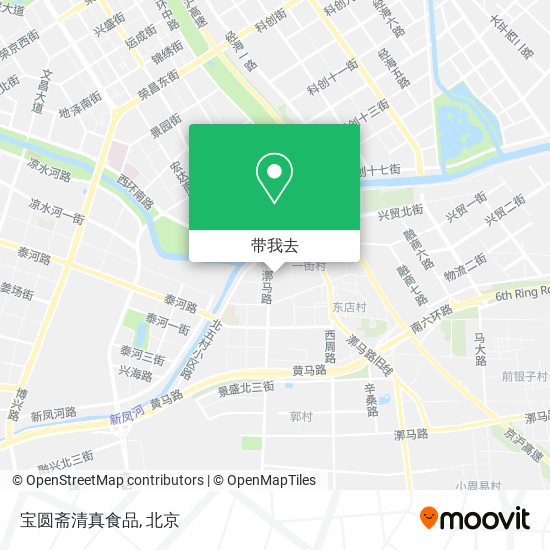 宝圆斋清真食品地图