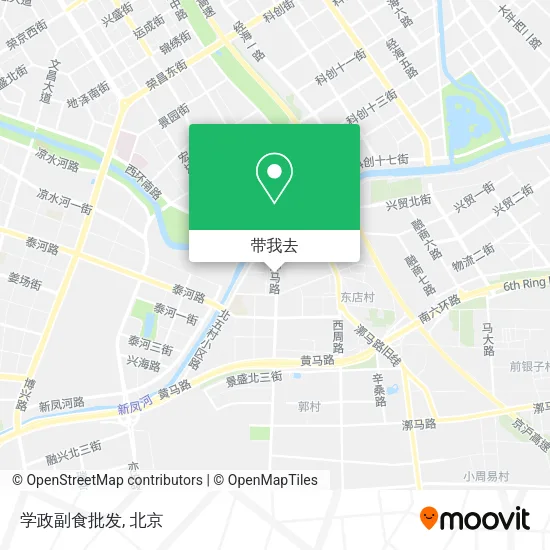 学政副食批发地图