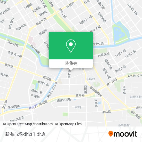 新海市场-北2门地图