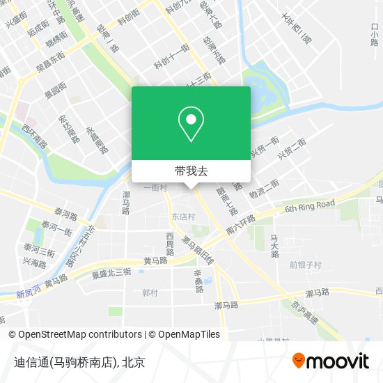迪信通(马驹桥南店)地图