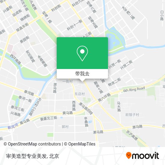 审美造型专业美发地图