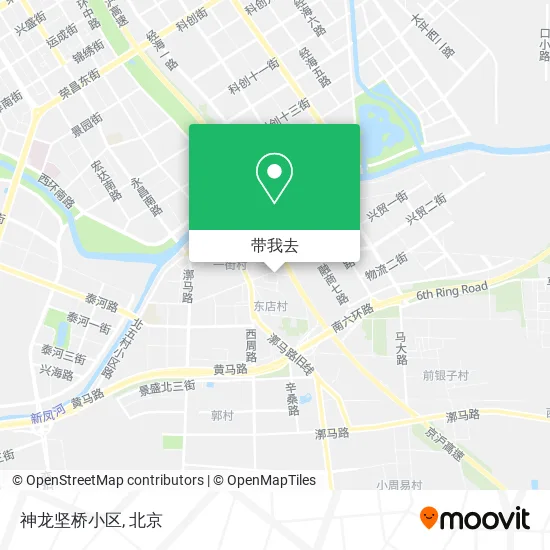 神龙坚桥小区地图