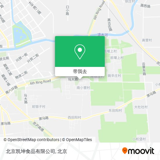北京凯坤食品有限公司地图